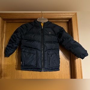 Boy’s Old Navy Reversible Puffy Down Coat with Hood.